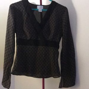 Ann Taylor V-Neck Blouse